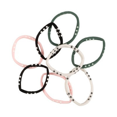 Goody Sport Seemless Elastics Non-Slip Grip - 8pk - Green/Pink
