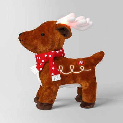 14'' Christmas Animated Plush Dancing Reindeer - Wondershop