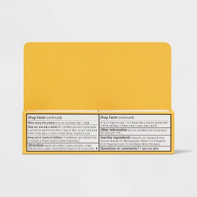 First Aid Antibiotic Pain Relieving Cream - 0.5oz - up&up