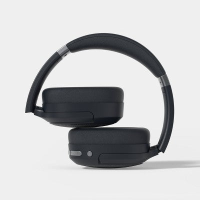Active Noise Cancelling Bluetooth Wireless Over-Ear Headphones - heyday Black: Built-In Mic, Detachable Cable
