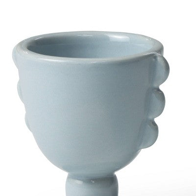 Ceramic Egg Cups Blue - Bullseye's Playground