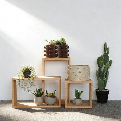 A.I.M 5" Textured Planter Khaki