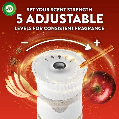Air Wick Plug-In Scented Oil Air Freshener Starter Kit Apple Cinnamon Medley - 0.67 fl oz