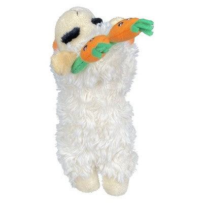 Multipet Lamb Chop with Carrot Headband Interactive Plush Dog Toy