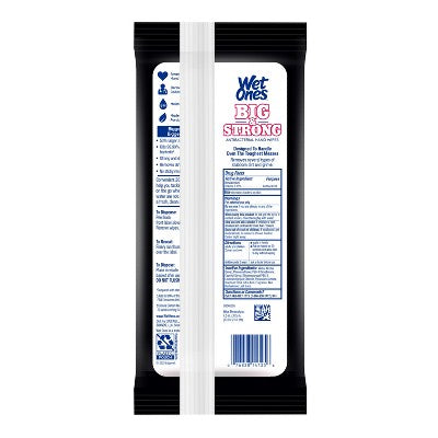 Wet Ones Big & Strong Hand Wipes - 28ct: Hypoallergenic, Scented, Trial Size