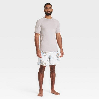 Men's Rash Guard Top - Goodfellow & Co Gray L