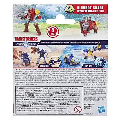 Transformers CYBERWORLD Dinobot Snarl Cyber Changers