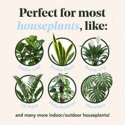 WE THE WILD Soil That Hydrates Premium Organic Moisture-Control Potting Mix For Houseplants 6qt