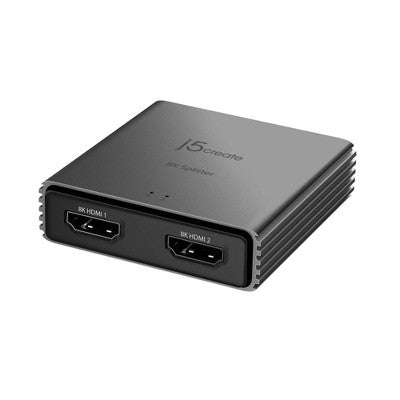 j5create HDMI 2.1 8K Splitter 1 In and 2 Out - Black