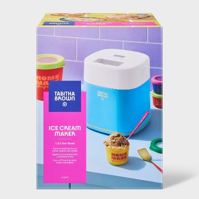 1.5qt Electric Ice Cream Maker Light Blue - Tabitha Brown for Target