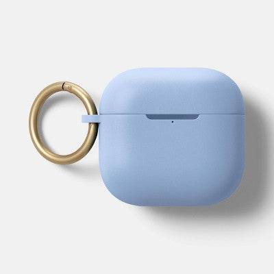 AirPods Pro (1/2 Generation) Recycled Silicone Case - heyday Periwinkle Blue: Lightweight, Wireless Charging, Carabiner