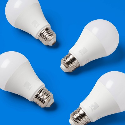 4pk 75W Plastic T20 Lightbulb Cool White - up&up