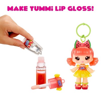 Yummiland x Licensed Sweets Lip Gloss Doll: Jolly Rancher Includes DIY Lip Gloss + Removable Keychain