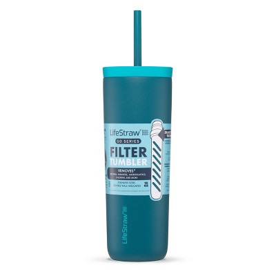 LifeStraw Go Series Water Filter Tumbler Laguna Teal