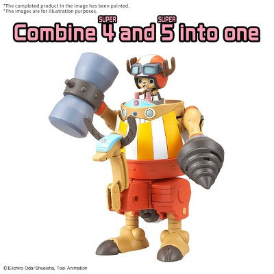 One Piece Chopper Robo Super 4 & 5 Kung Fu Tracer & Walk Hopper