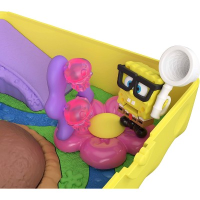 Polly Pocket Micro Dolls and Playset, SpongeBob Partnership Compact
