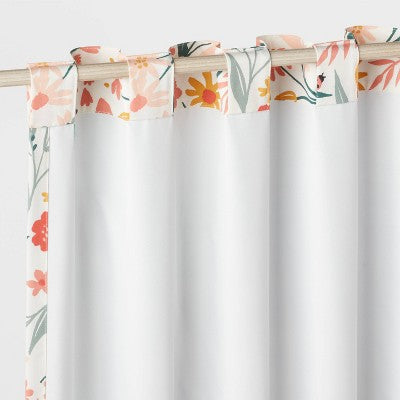 42"W x 63"L In the Garden Kids' Blackout Window Curtain Panel - Pillowfort