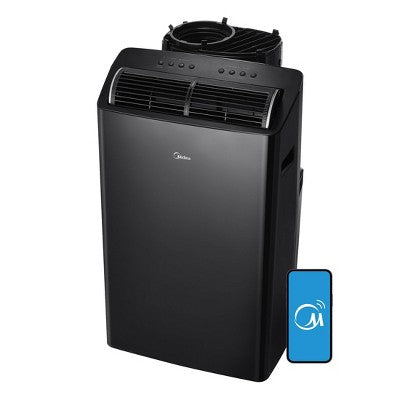 Midea 12000 BTU DOE/ 14000 BTU ASHRAE Smart Inverter DUO Portable Air Conditioner for spaces up to 550 sq ft (LOCAL PICKUP ONLY)