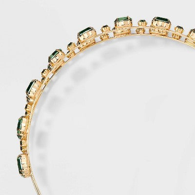 Two Row Stone Headband - A New Day Green