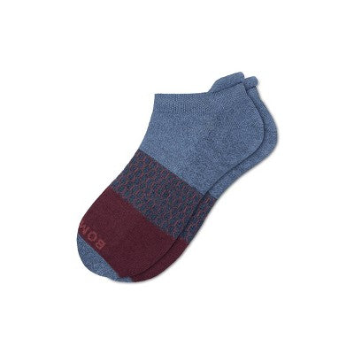 Bombas Tri-Block Midnight Ankle Socks 1pk - Navy Blue 6-12