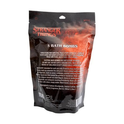 Stranger Things Molded Bath Bombs - 10.6oz/5ct