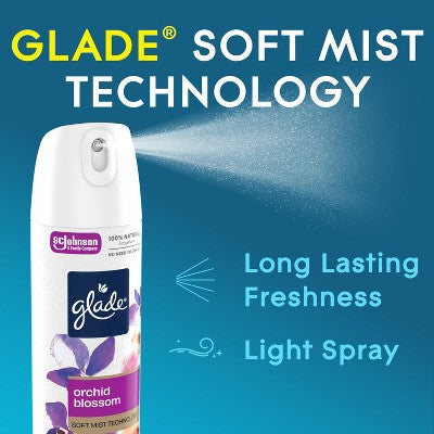 Glade Aerosol Air Fresheners - Orchid Blossom - 7.3oz