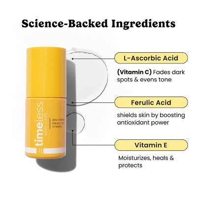Timeless Skin Care Vitamin C and E Ferulic Acid Serum - 1 fl oz
