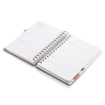 Good Office Day A5 Academic Planner with Tabs Evergreen