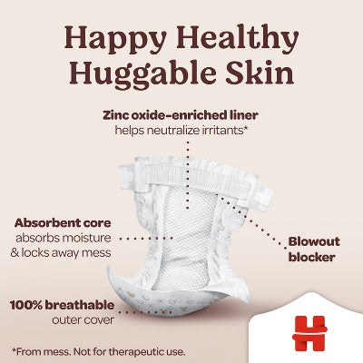 Huggies Skin Essentials Luxury Diapers - Size 6 - 72ct: Disposable, Latex-Free, Hypoallergenic, 35+ lbs, Leak Guards