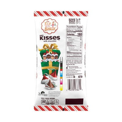 HERSHEY'S KISSES Christmas Chocolate Elf on the Shelf Laydown Bag - 9.5oz
