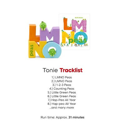 tonies LMNO Peas Tonie Figurine *ADD 3 TO YOUR CART & 1 IS FREE!*