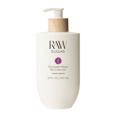 Raw Sugar Hand Wash - Pineapple Maqui Berry Reviver - 12 fl oz