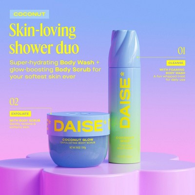 DAISE Coconut Exfoliating Body Scrub - 18oz