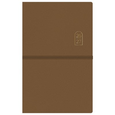 Rhi James for Blue Sky Weekly/Monthly Planner 15 Month Bookbound 5"x8" Faux Leather Hardcover - Chestnut
