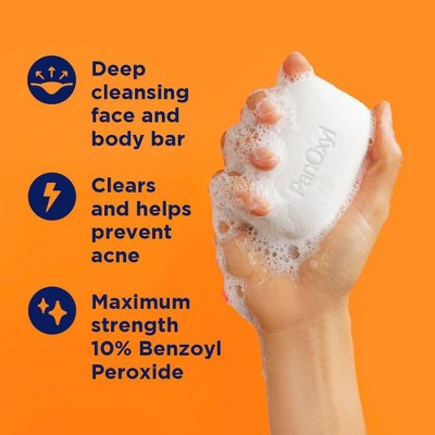 PanOxyl 10% Benzyol Peroxide Acne Cleansing Bar - 1.5oz