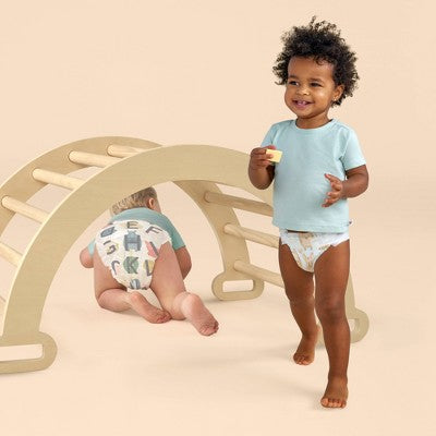 The Honest Company Clean Conscious Diapers - It's a Pawty + All the Letters - Size 5 - 44ct