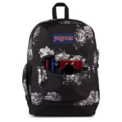 JanSport Cross Town Plus Remix 17.5'' Backpack - Black: Recycled Polyester