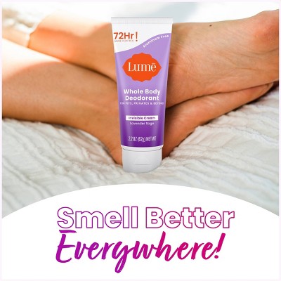 Lume Deo Cream Tube - Lavender - 2.2oz