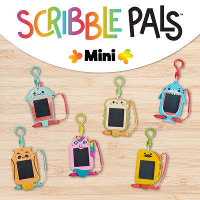 Boogie Board Scribble Pals Mini Unicorn 2.25" LCD Writing Tablet Keychain for Kids, Reusable Mess-Free Doodle Toy, Travel Drawing Pad, Ages 3+