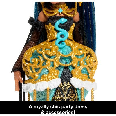 Monster High Scary Sweet Birthday Cleo De Nile Doll in Party Dress