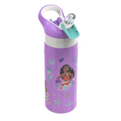Zak Designs 19oz Princess Stainless Steel Water Bottle Purple