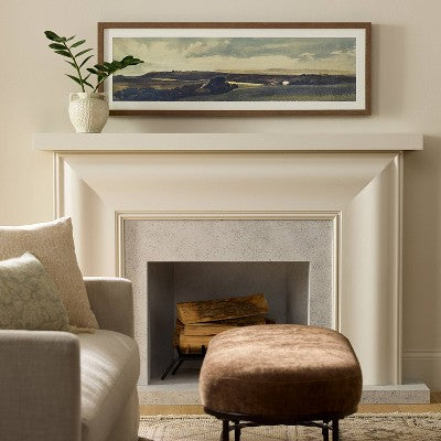 47"x16" Large Landscape Framed Wall Art - Threshold designed with Studio McGee (LOCAL PICKUP ONLY)
