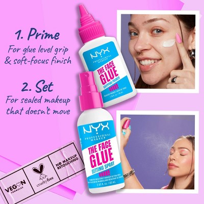 NYX Professional Makeup The Face Glue Makeup Setting Spray - 2 fl oz