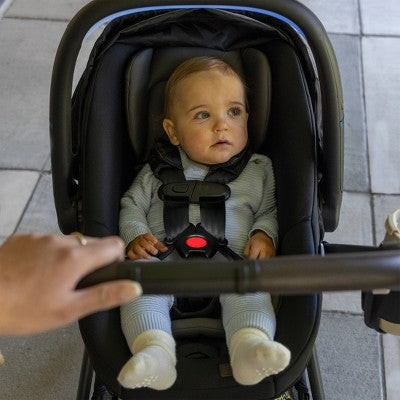 Evenflo Shyft Intuiti+ Travel System Featuring Revolve180 LiteMax NXT with Sensory Soothe - Angler Tweed (LOCAL PICKUP ONLY)