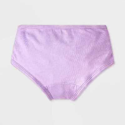 Toddler Girls' 7pk 'Fruit' Briefs - Cat & Jack 4T: Cotton Knit, Low Rise, Full Waistband Elastic, Botanical & Food Patterns