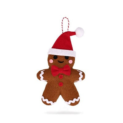 Felt Ornament Gingerbread Man - Bullseye's Playground