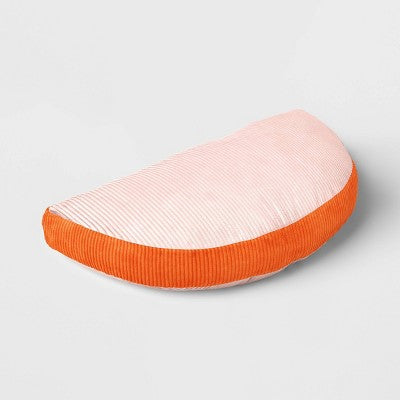 9" x 17" Half Moon Shaped Throw Pillow Pink - Room Essentials