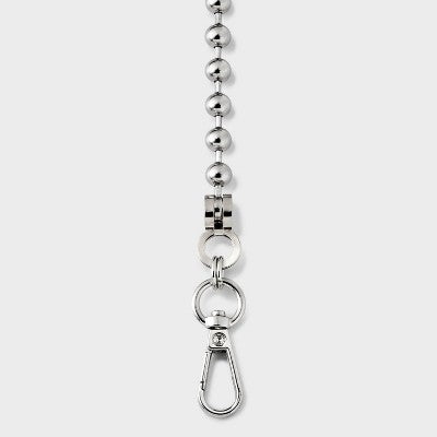 Ball Chain Shoulder Handbag Strap - A New Day Silver
