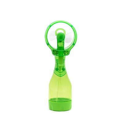 O2COOL Deluxe Handheld Misting Fan Colors May Vary: Portable Personal Spray Fan, Battery Operated, Smooth Plastic Finish