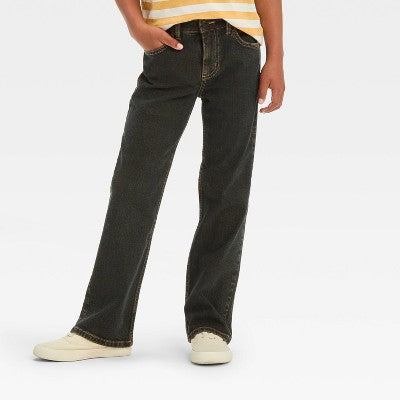 Boys' Bootcut Five Pocket Pants - Cat & Jack Black 10
